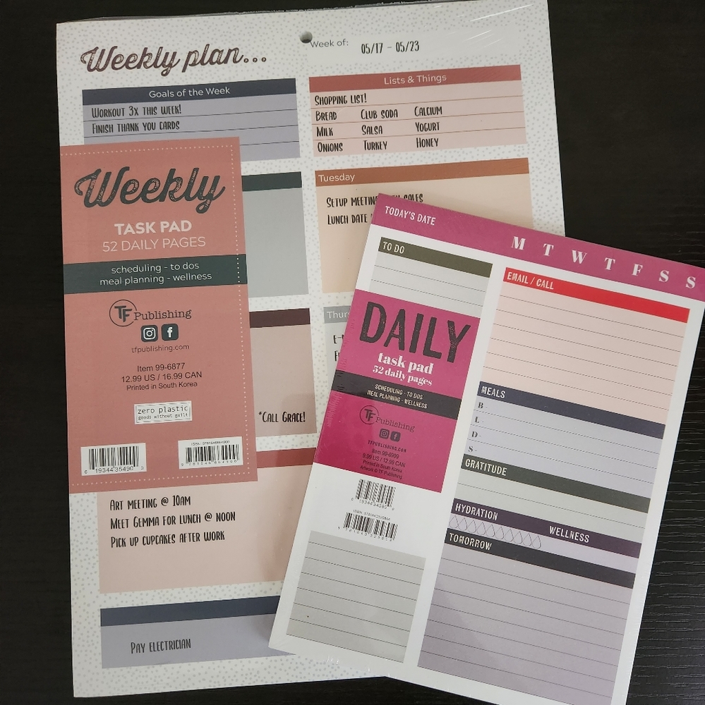 BNIP TF Publishing Weeky and Daily Listpads